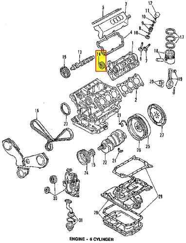 Audi 068103085e genuine oem factory original camshaft seal