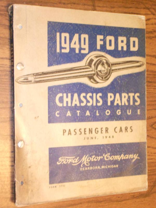 1949 ford chassis parts & accessories catalog / parts book / manual/ orig 