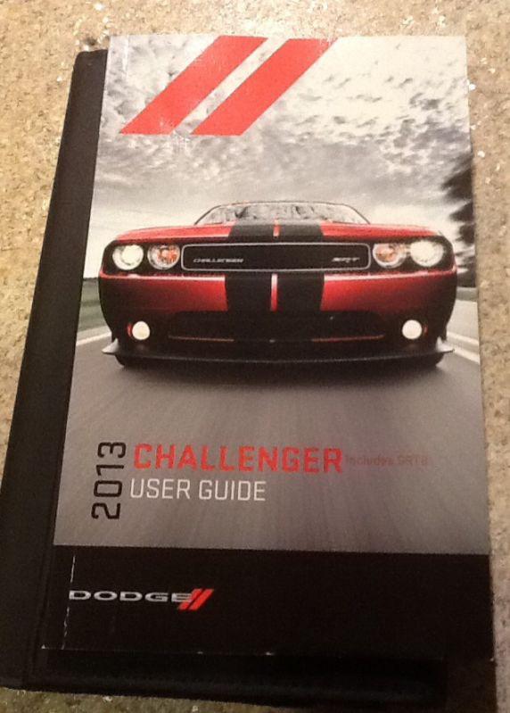 2013 13 dodge challenger user guide  owners manual 