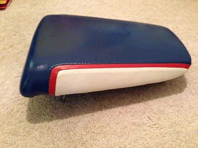 1993 honda cbr900rr cbr 900 rr rear seat 2nd skin red white blue