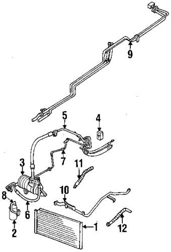 Dodge 5005344ac genuine oem factory original hose & tube assy