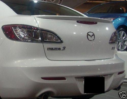 #314 primered mazda 3  factory style lip spoiler 2010 2011 2012 2013 2014