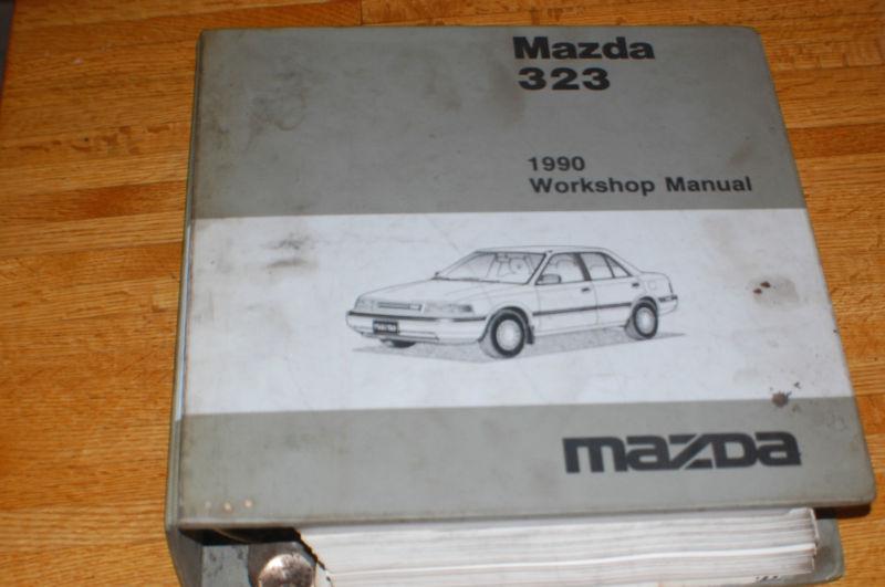 Mazda 323 workshop factory service shop manual  1990   '90