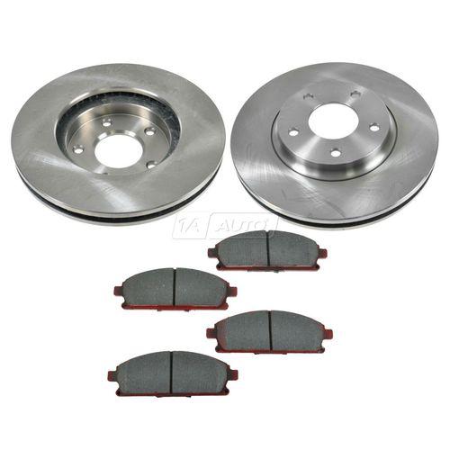 04-09 nissan quest front disc brake pad & rotor kit set