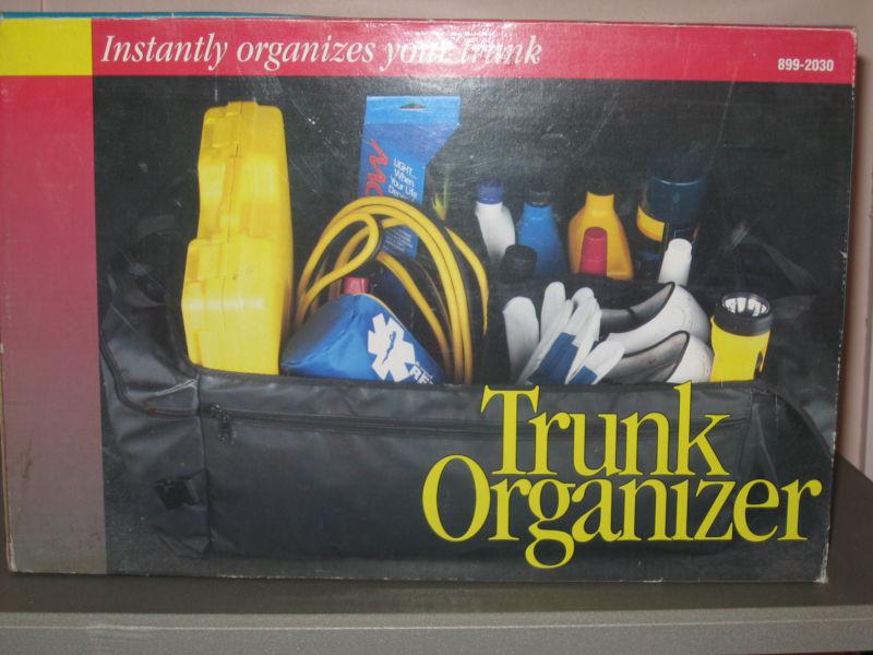 Trunk organizer - new in box - stands up/collapses in minutes - free standing