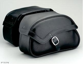 Honda vtx1300 s r t plain leather saddlebags 03 04 05 06 07 08 09