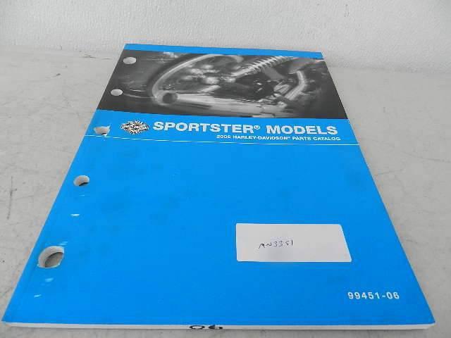 Oem used 2006 harley sportster xl parts catalog manual 99451-06