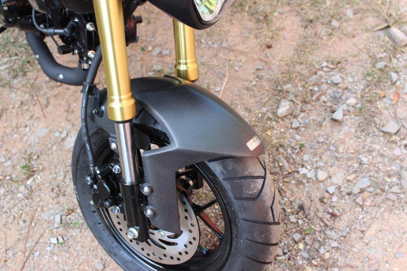 Tyga carbon fiber monster style front fender honda grom msx125 **usa shipping**