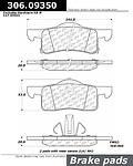 Centric parts 306.09350 rear high performance pads