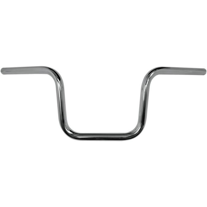 Todd's cycle 0601-2092 beater bar handlebars 8" rise polished 1" bars