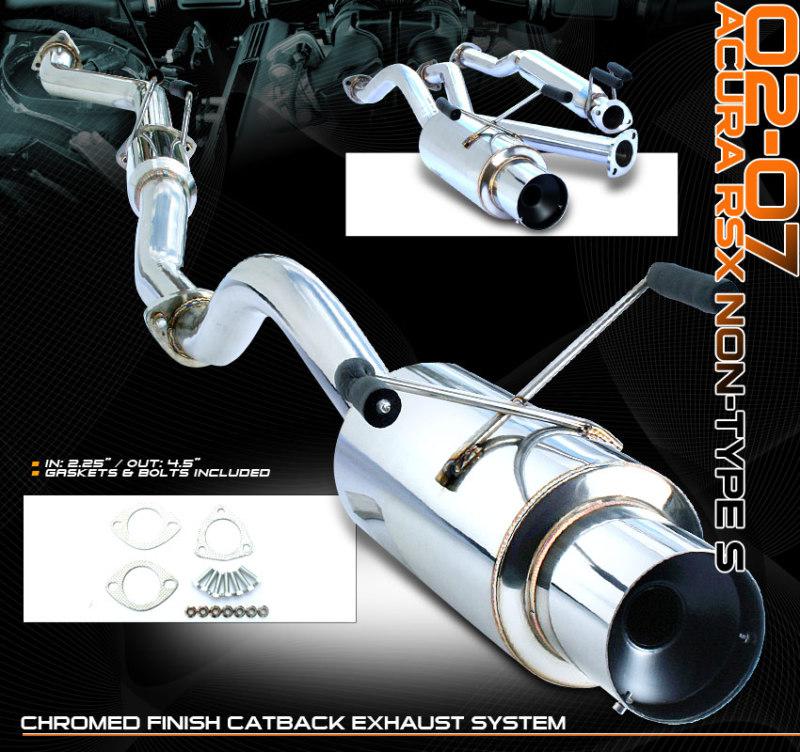 2002-2007 acura rsx rs-x n1 cat back catback exhaust muffler dc-5 dc5 new set   