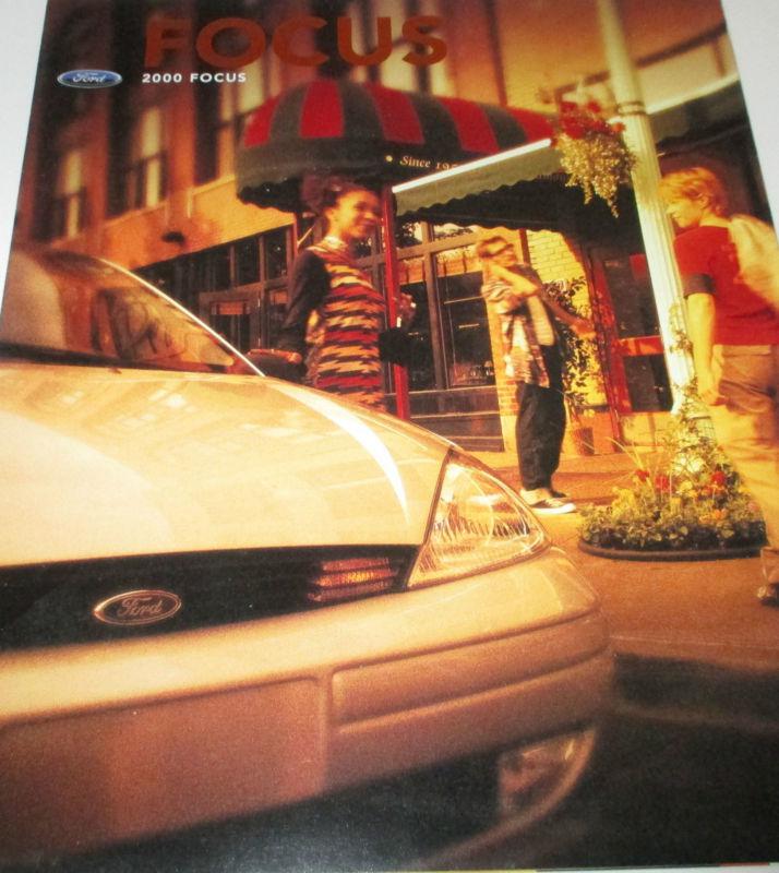 2000 ford focus sales brochure / poster + magazine!