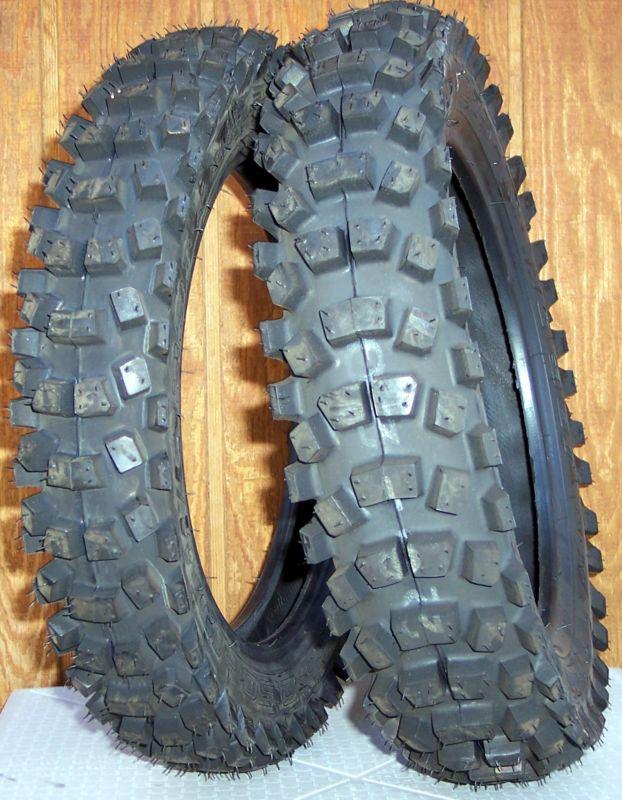 Full bore usa 2.50-10 & 2.75-10 520 mx tire set xr50/crf50//ttr50/sdg/pit bikes