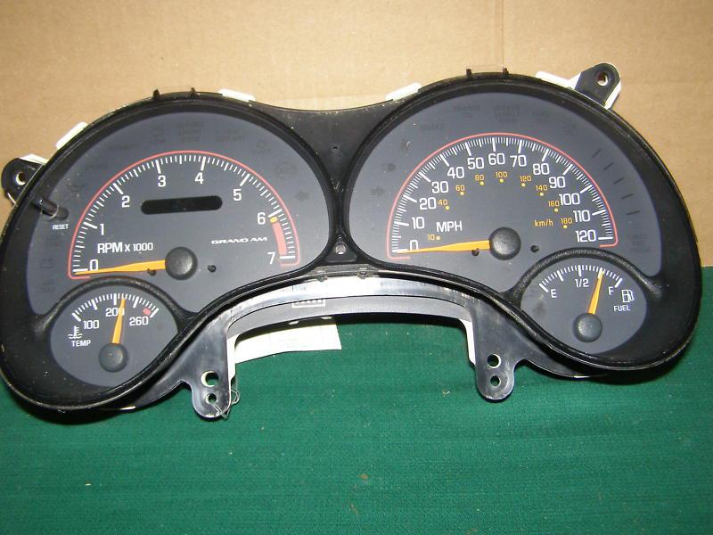 2000 2001 2002 2003 pontiac grand am se speedometer cluster 