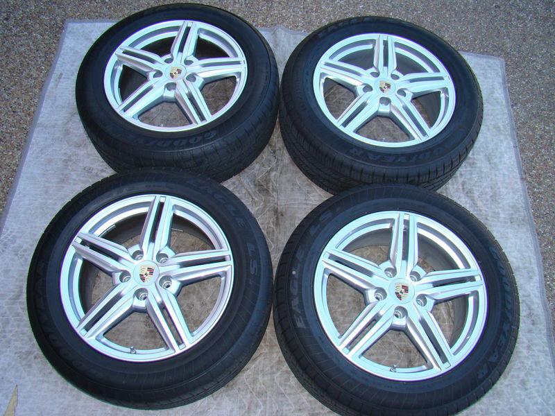 Porsche brand new oem, factory 19" cayenne design ii wheel,tire, tpms set