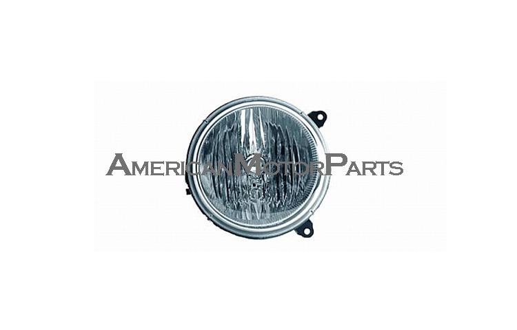 Passenger side replacement headlight w/o head lamp leveling 05-07 jeep liberty