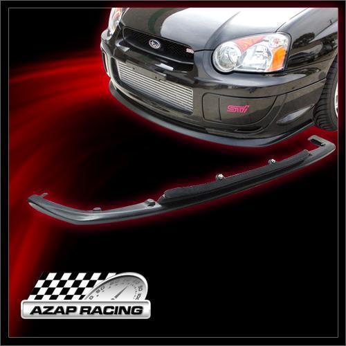 2004 2005 v-limited urethane front bumper lip spoiler for subaru impreza wrx