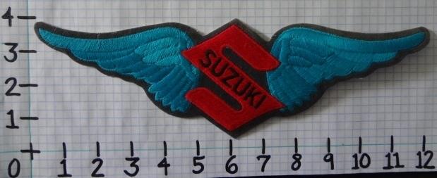 Vintage nos suzuki motorcycle patch from the 70's 015