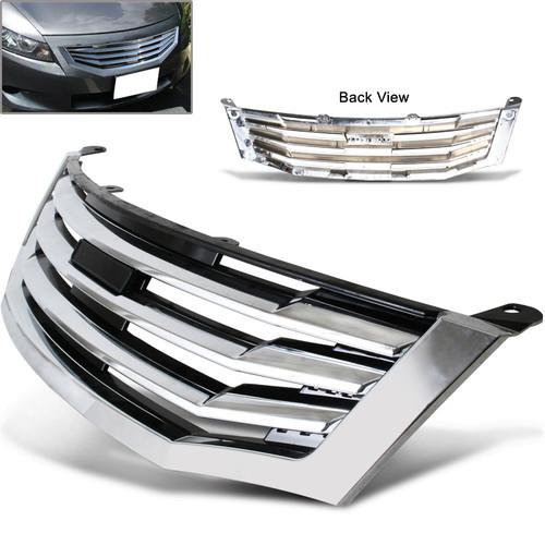 08-10 honda accord 4 door sedan jdm chrome abs plastic front grille ( honda )