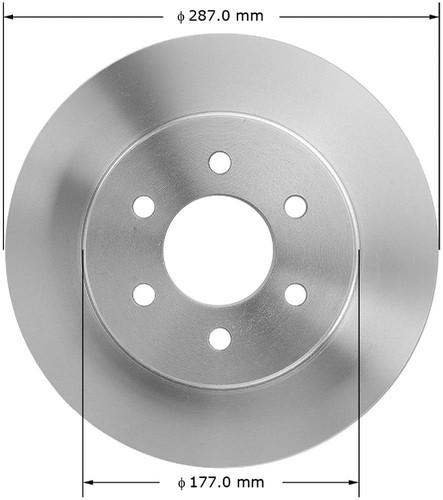 Bendix prt5147 front brake rotor/disc-disc brake rotor