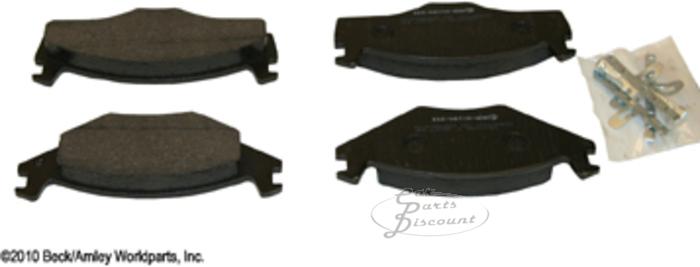 Beck arnley disc brake pad