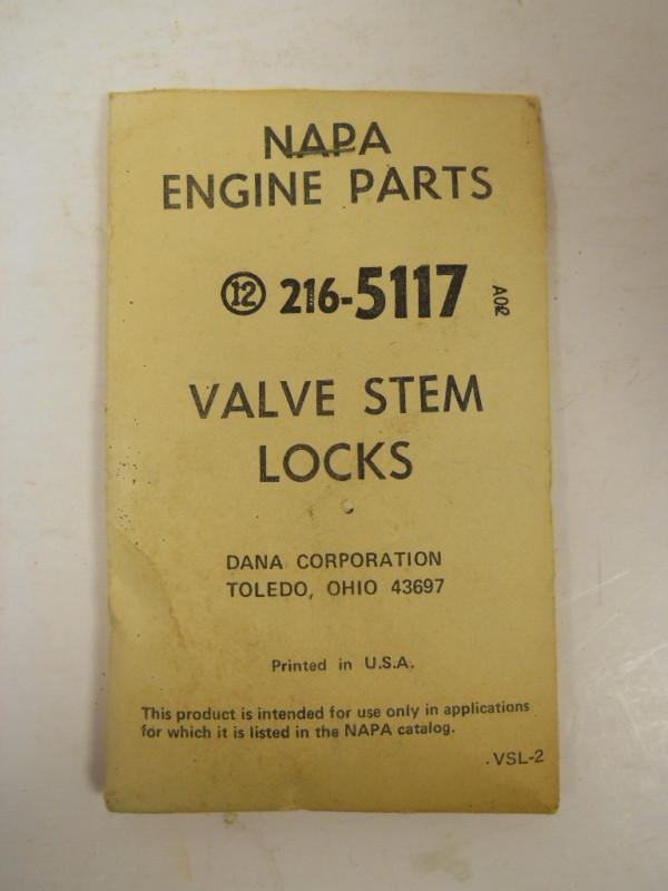 Nos napa 216-5117 valve stem locks (mack/gmc/case/chevy/massey/ford)