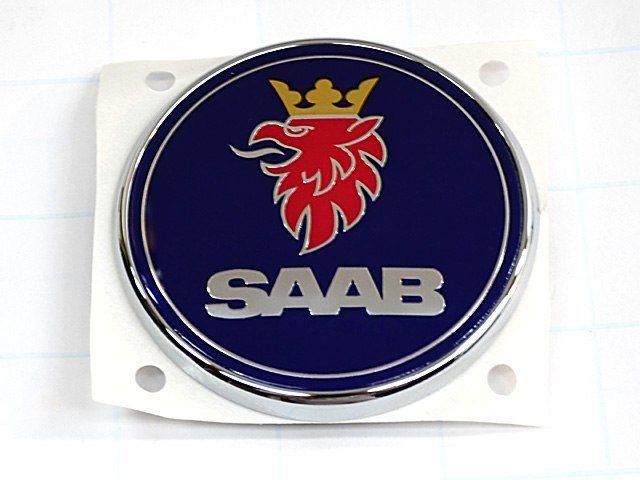 Saab 9-3 sedan trunk emblem new oem rear deck lid insignia logo badge