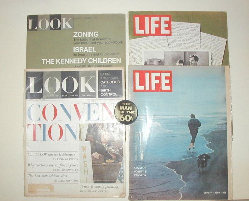 Look and life magazines john f kennedy plus oswald