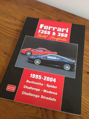 Ferrari f355 & 360 gold portfolio 1995-2004 berlinetta