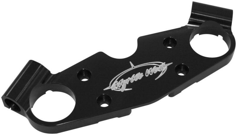 Myrtle west hayabusa lowering triple tree - black  mwtrt-ha-106b