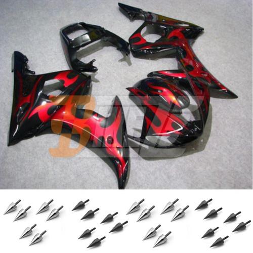 Free bolt kit! body fairing kit bodywork for yamaha yzf 600 r6 2004 2005 pac