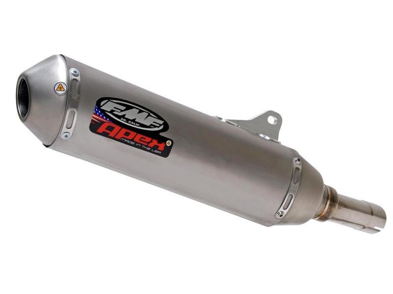 Fmf racing apex slip-on - titanium muffler - titanium endcap  042165