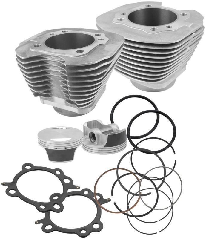 S&s cycle 97in. big bore kit - black powder-coated  106-5975