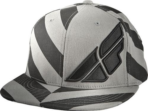 Fly racing youth track stripe hat black one size