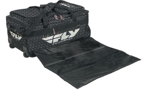 Fly racing tour roller bag - black/gray