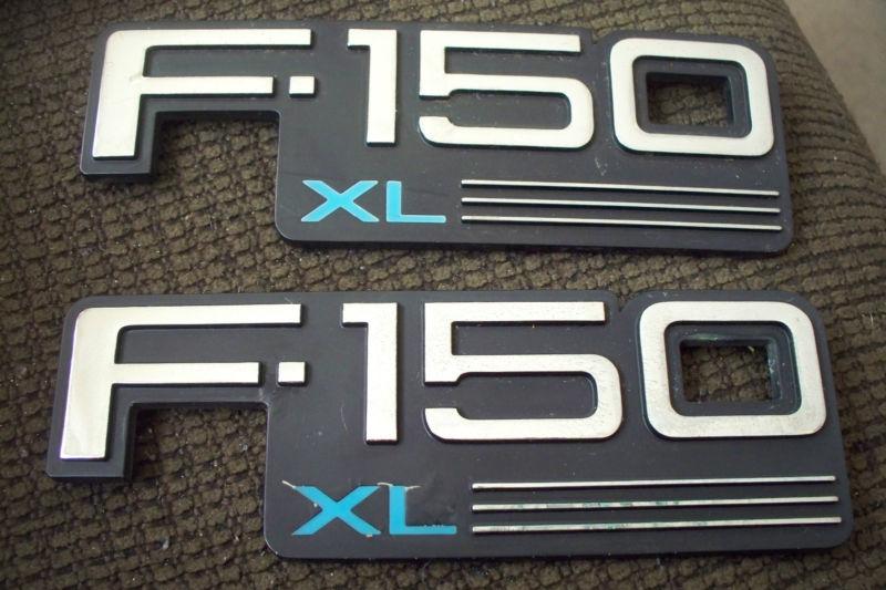 Ford f150 xl fender emblem ornament badge nameplate truck oem f-150 emblems