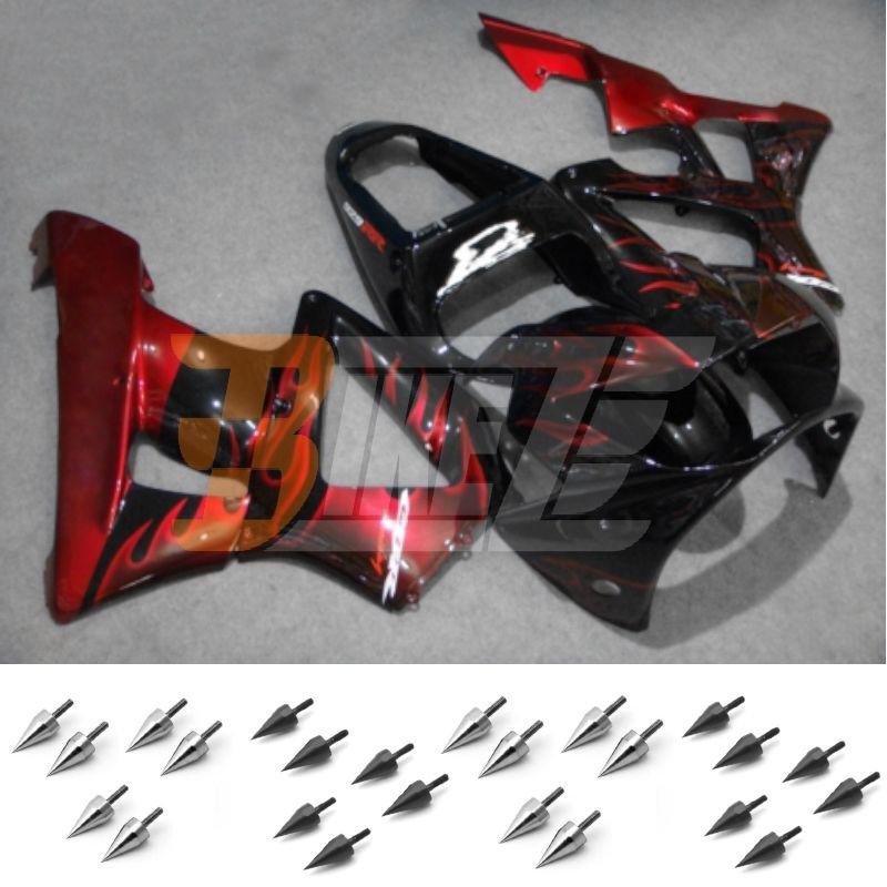 Free bolt kit! body frame fairing bodywork for honda cbr900rr 929 2000 2001 pab