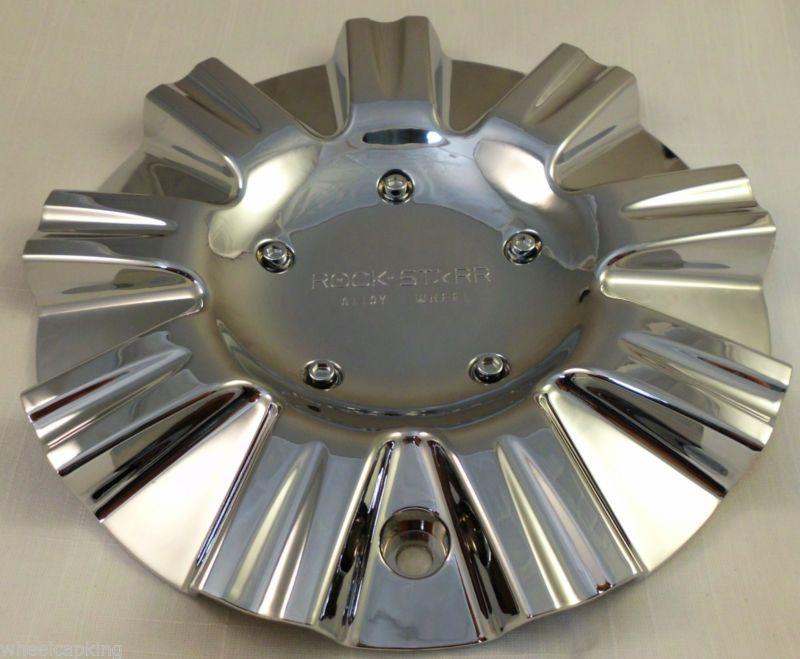 Rockstarr alloy wheels chrome custom wheel center cap caps # cap411l200