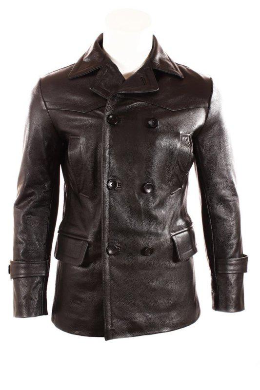 Hot stylish jacket men long cost motorcycle leather jacket biker jacket all-size