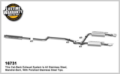 Magnaflow 16732 chevrolet corvette stainless cat-back system performance exhaust