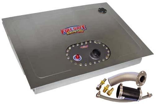 Fuel safe 70 mustang fuel tank w/remote stock fill kit,16 gallon cell,bladder