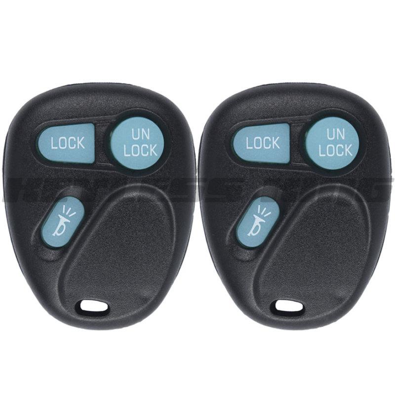 2 new glow in dark replacement keyless remote key fob clicker for gm 15042968