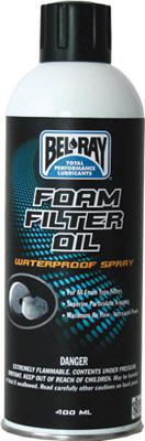 Bel-ray foam filter oil waterproof spray 400ml 99200-a400w