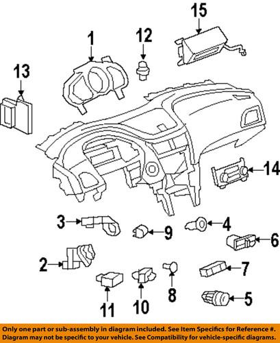 Chevrolet gm oem 15835337 cluster & switches-tract ctl switch