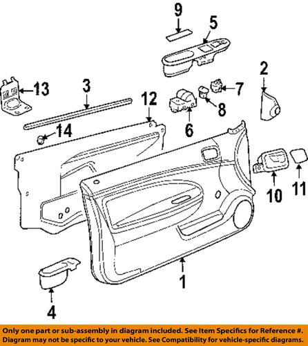 Gm oem 15777136 door-lock switch