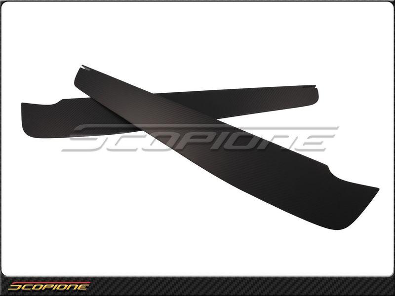 Scopione nissan 09-14 gt-r gtr r35 black matte carbon fiber diffuser blade fins