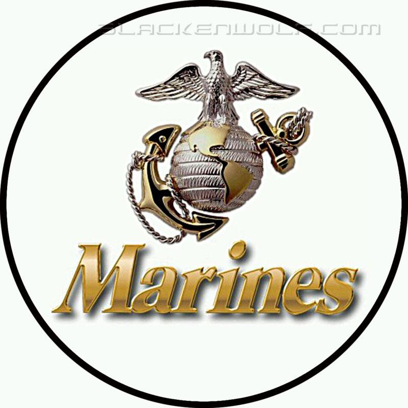 Usmc marines led logo lights for vehicle doors- military puddle lights