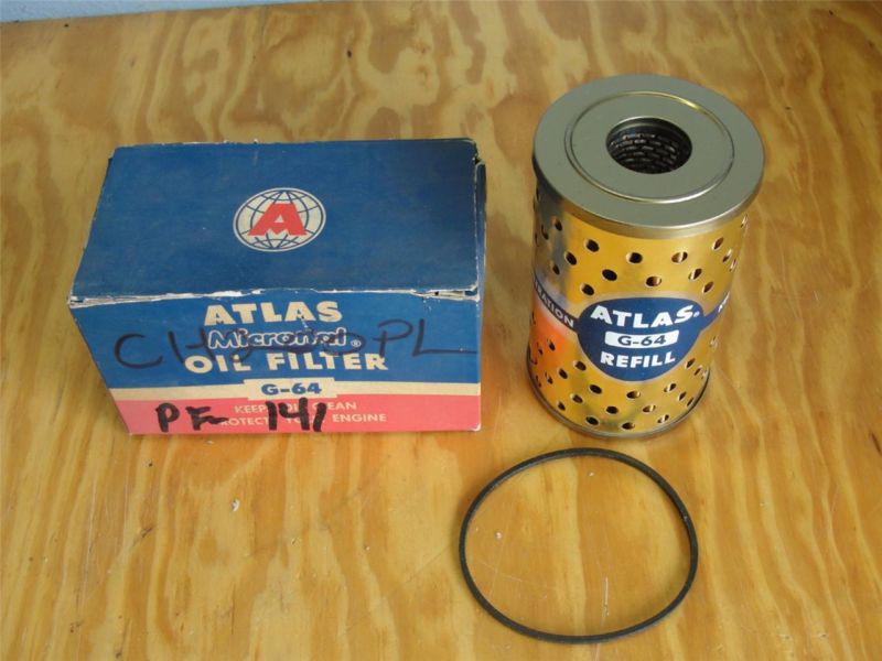 Nos 1958 1959 1960 1961 1962 1963 1964 1965 1966 67 chevy g-64 atlas oil filter