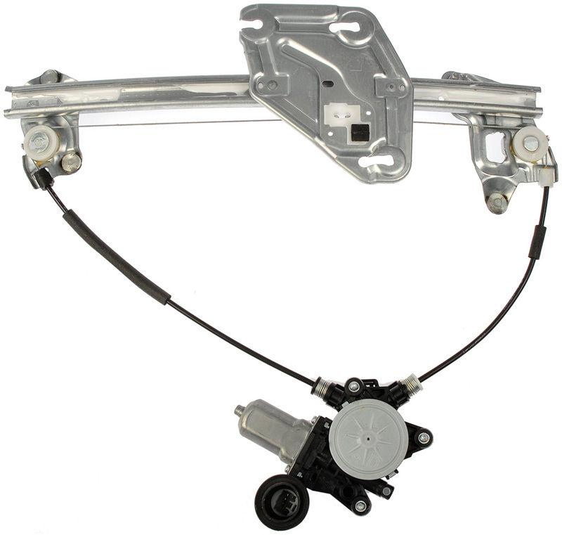 One new front left power window regulator with motor dorman 748-474