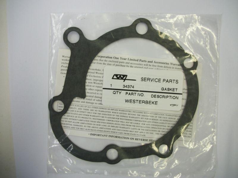 Westerbeke 34374 gasket,fresh water pump cover